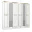 Braggs 4 Door Manufactured Wood Wardrobe