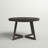 Enzo Round with Solid Wood Base Dining Table
