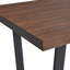 Aarvi 160x90 Bench Style Concrete Walnut Dining Table-1410839308