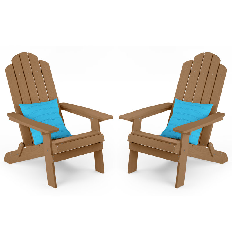 Outdoor Adirondack Chair, Brown