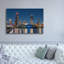 «Epic Graffiti» Chicago Nighttime Skyline 6 »par Epic Portfolio, art mural sur toile, 60 po x 40 po-114790639