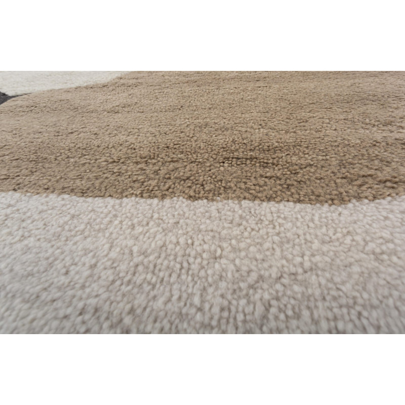 Tapis contemporain noué à la main Dover