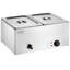 Commercial Electric Food Warmer 2-Pan Countertop Buffet 18QT Bain Marie