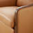 Grayton Oversized Geniune Leather Swivel Accent Chair-108739216