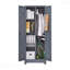 Armoire de rangement 65 po H 65 po avec portes verrouillables et étagères-1421585558