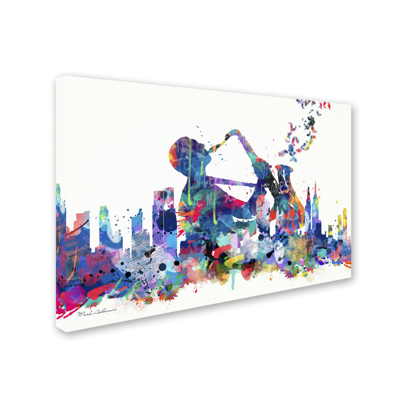 «New York Mark 9» par Kieninger, impression sur toile tendue, H 12 po x l 19 po x P 2 po