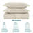 3 Piece Bedspread Set - Reversible Quilt Set - Lightweight Microfiber Coverlet for Queen King Twin-127275583-127275592