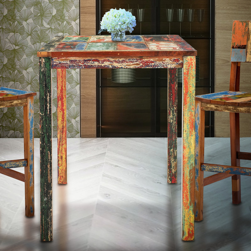 Marina Del Teak Solid Wood Dining Table