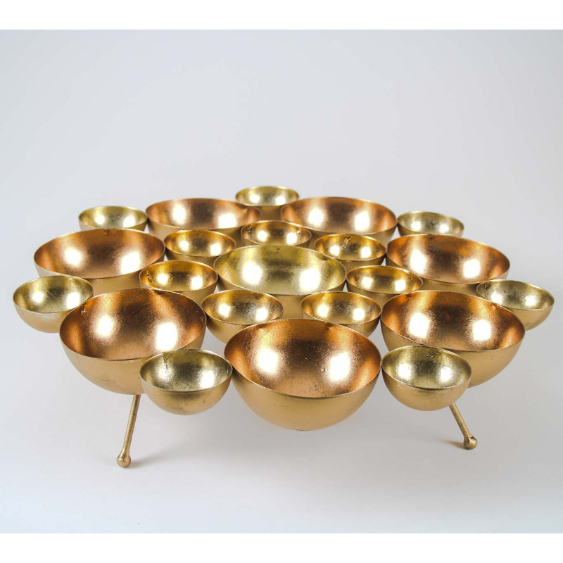Metal Tabletop Candelabra