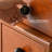 Brown Solid Wood Irregular 6 - Drawer Accent Chest