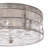 2-Lamp Clear Glass Grey Brown Adjustable Iron Ceiling Light