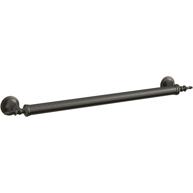 Decorative Grab Bar, Oil-Rubbed Bronze, 24" W