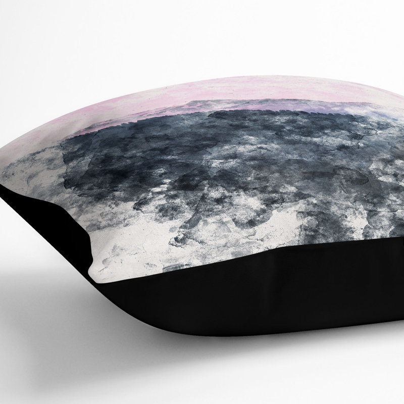 Square Cushion, 40cm H x 40cm W x 15cm D, Black