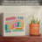 Book Nerd Freestanding Solid Wood Block Sign