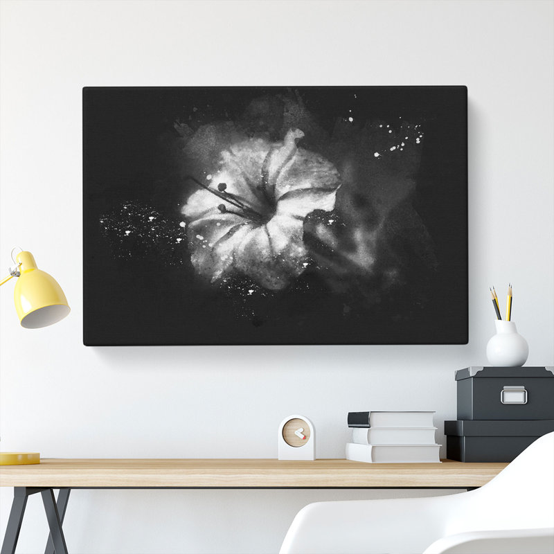Geranium Flower - Wrapped Canvas, 60cm H x 91cm W x 4cm D