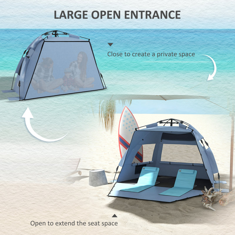 3 Person Tent, Blue