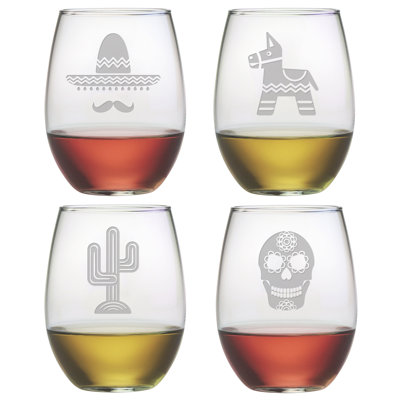 Fiesta 21oz. Wine Glass Set