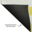 Tapis jaune Cerrito AMF528 lavable à la machine de qualité supérieure-103947089