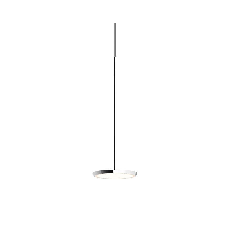 Luminaire suspendu 1 lumière Sky Solo, Argent