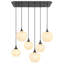 6 - Light Matte Black Pendant