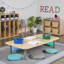 Coussins de plancher ECR4Kids SoftZone avec poignée, siège flexible, 6 pièces ECR4Kids-32007371
