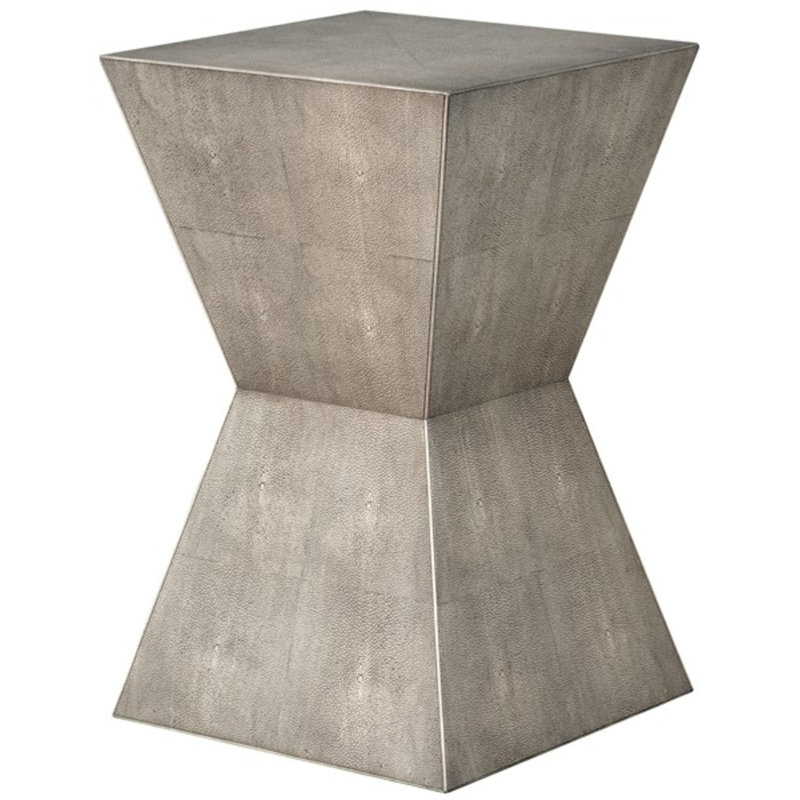 Nedrow By Thom Filicia End Table, Dew Shagreen