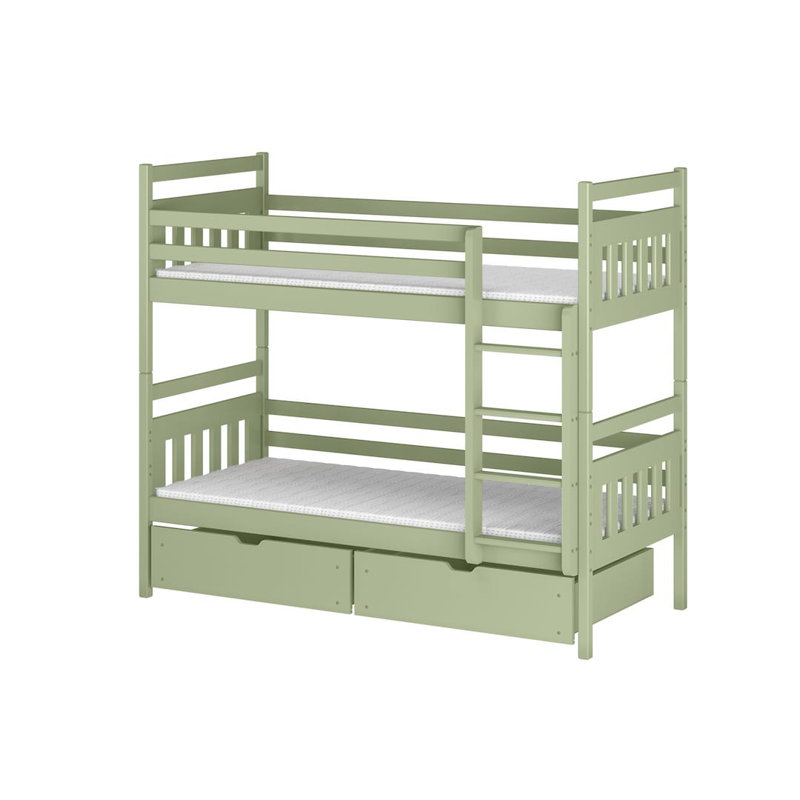 Massimo Single (3') Solid Wood Drawers Bed Frame