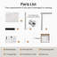 Porte-papier hygiénique sur pied en marbre naturel KES-100969015
