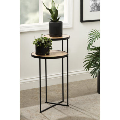 24'' Tall Cross Legs End Table