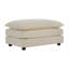 Fauteuil en chenille beige et - Structure en bois massif, tissu d'ameublement haut pour une assise confortable moderne avec du bois, tissu respirant, relax in style
