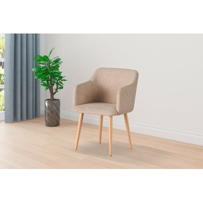 36cm H Fabric Upholstered Armchair