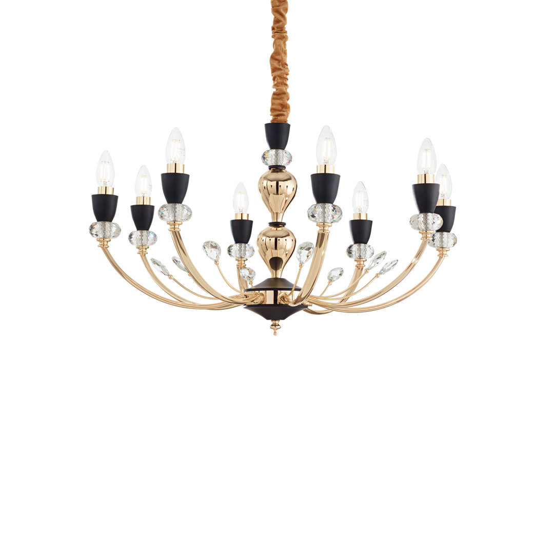 8-Light Candle Style Chandelier
