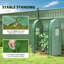 Chadijah 3 Ft W x 3 Ft D Hobby Greenhouse