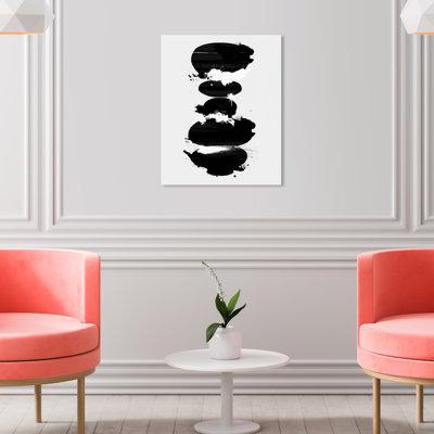 « perfect balance noir », impression sur toile