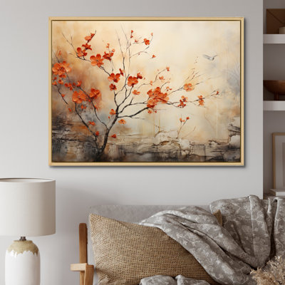 Maple Trees Glowing Embers I - Tree Maple Canvas Print Wall Art