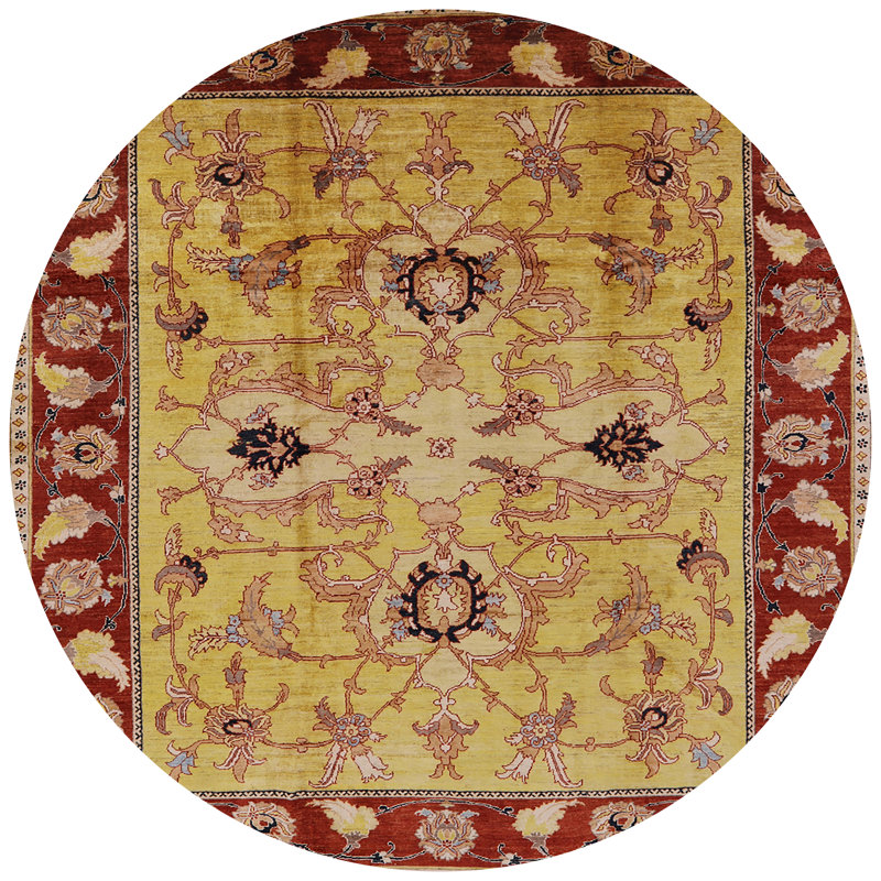 Dedalus Oriental Indoor Rug, Round 4'