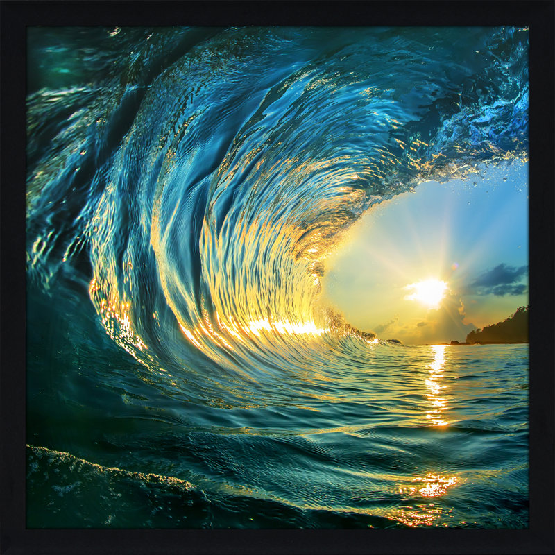 « pipeline 3 », reproduction de photo encadrée, H 35 po x l 35,5 x P 0,75 po