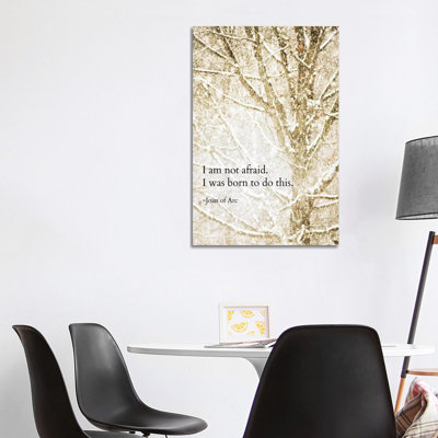 I Am Not Afraid by Debbra Obertanec - Wrapped Canvas Gallery-Wrapped Canvas Giclée