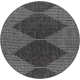 Abdulazeez Irielle Geometric Black Indoor/Outdoor Area Rug