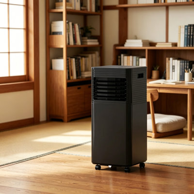 Climatiseur portatif 10000 BTU pour une pièce jusqu'à 441 pieds carrés Pi., Climatiseur portatif haute performance avec télécommande, minuterie 24H
