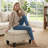 Rectangular Storage Ottoman Bench With Hinged Lid, Faux Leather Footrest For Living Room, Bedroom, Entryway, White, 28.5"X19"X17.5"-2138564188