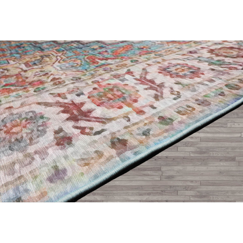 Tapis intérieur / extérieur Hoggatt, Tapis de couloir 2 pi 6 po x 10 pi