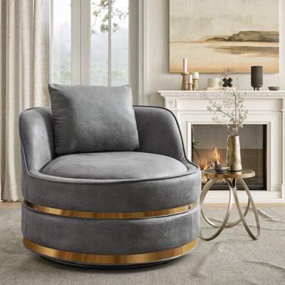 Alson 360° Swivel Barrel Chair