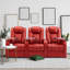 Siège de cinéma en cuir Ahlaya avec porte-gobelet-1167668245