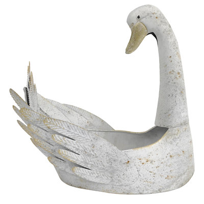 Swan Statue Planter