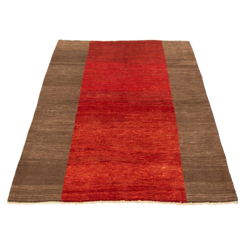 Tapis rouge foncé Kashkuli Gabbeh 5 pi 0 po x 7 pi 2 po