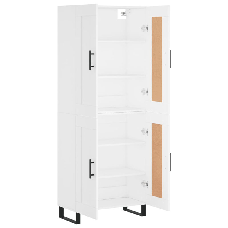 Valluri 69.5cm Wide Highboard, White