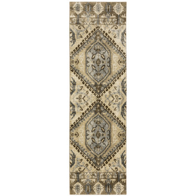 Tapis beige / brun Donall