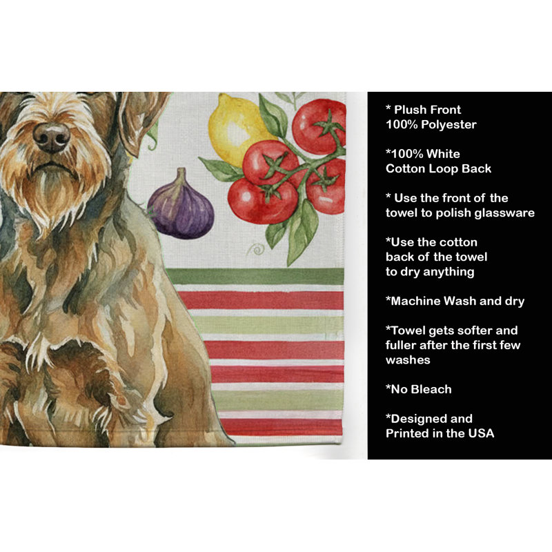 Serviette de cuisine Chestnut, Chestnut Wirehaired Pointing Griffon