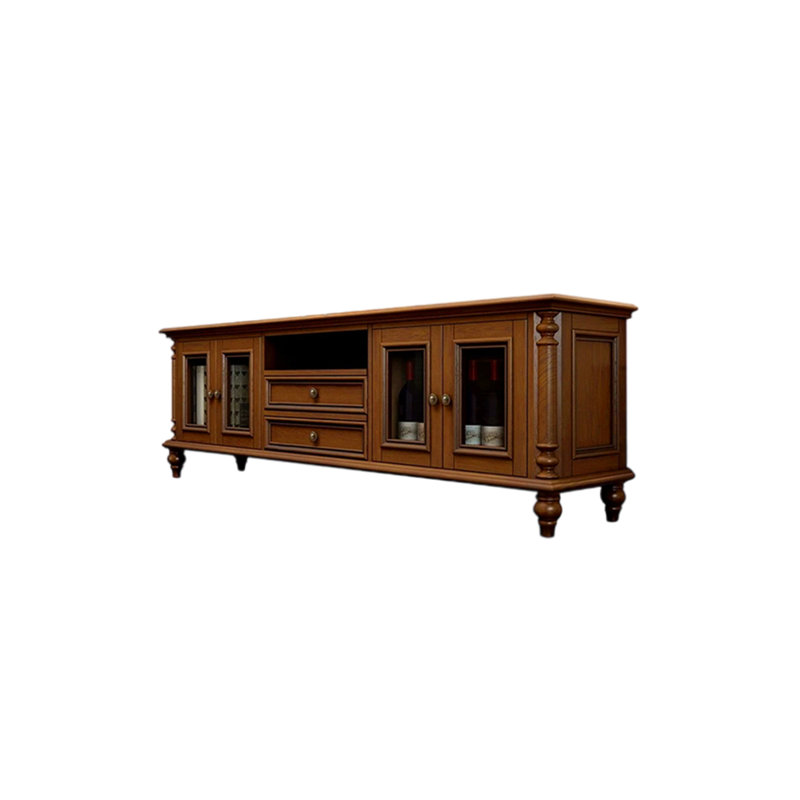 Rural classic solid wood TV stand